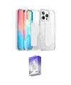 ieg™ iPhone 16 Pro Kılıf Nova Işık Koleksiyonu - Siyah Bilvis 5in1 3D Magic Cam Ekran Koruyucu