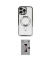 ieg™ iPhone 16 Pro Kılıf Nova Işık Özel Seri - Siyah Bilvis 3D Mat Cam Ekran Koruyucu