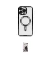ieg™ iPhone 16 Pro Kılıf Nova Işık Özel Seri - Siyah Bilvis Hayalet Cam Ekran Koruyucu