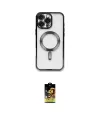 ieg™ iPhone 16 Pro Kılıf Nova Işık Özel Seri - Siyah Buffer Cam Ekran Koruyucu