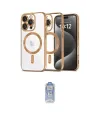 ieg™ iPhone 16 Pro Kılıf Nova Işık Özel Seri - Siyah Joko Magic 5D Cam