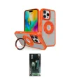 ieg™ iPhone 16 Pro Kılıf Nova Minimal Serisi - Siyah 360 Mat Full Body Arka Koruyucu