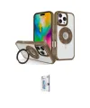 ieg™ iPhone 16 Pro Kılıf Nova Minimal Serisi - Siyah Bilvis 0.18mm Plus Cam Ekran Koruyucu