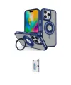 ieg™ iPhone 16 Pro Kılıf Nova Minimal Serisi - Siyah Bilvis 0.18mm Plus Cam Ekran Koruyucu