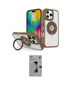 ieg™ iPhone 16 Pro Kılıf Nova Minimal Serisi - Siyah Bilvis 3D Mat Cam Ekran Koruyucu