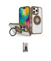 ieg™ iPhone 16 Pro Kılıf Nova Minimal Serisi - Siyah Bilvis Hayalet Cam Ekran Koruyucu