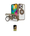 ieg™ iPhone 16 Pro Kılıf Nova Minimal Serisi - Siyah Buffer Cam Ekran Koruyucu