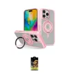ieg™ iPhone 16 Pro Kılıf Nova Minimal Serisi - Siyah Buffer Cam Ekran Koruyucu