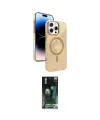 ieg™ iPhone 16 Pro Kılıf Nova Modern Prime - Siyah 360 Mat Full Body Arka Koruyucu