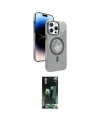 ieg™ iPhone 16 Pro Kılıf Nova Modern Prime - Siyah 360 Mat Full Body Arka Koruyucu