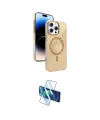 ieg™ iPhone 16 Pro Kılıf Nova Modern Prime - Siyah 3D Antistatik Cam Ekran Koruyucu