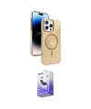 ieg™ iPhone 16 Pro Kılıf Nova Modern Prime - Siyah Bilvis 5in1 5D Magic Hayalet Cam Ekran Koruyucu