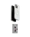 ieg™ iPhone 16 Pro Kılıf Pusula Form Serisi - Siyah Bilvis 3D Mat Cam Ekran Koruyucu