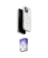 ieg™ iPhone 16 Pro Kılıf Pusula Form Serisi - Siyah Bilvis 5in1 3D Magic Cam Ekran Koruyucu