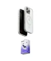 ieg™ iPhone 16 Pro Kılıf Pusula Form Serisi - Siyah Bilvis 5in1 5D Magic Hayalet Cam Ekran Koruyucu