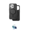 ieg™ iPhone 16 Pro Kılıf Pusula Işık Koleksiyonu - Siyah 3D Antistatik Seramik Nano Ekran Koruyucu