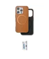 ieg™ iPhone 16 Pro Kılıf Pusula Işık Koleksiyonu - Siyah Bilvis 0.18mm Plus Cam Ekran Koruyucu