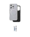 ieg™ iPhone 16 Pro Kılıf Pusula Işık Koleksiyonu - Siyah Bilvis 0.18mm Plus Cam Ekran Koruyucu