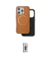 ieg™ iPhone 16 Pro Kılıf Pusula Işık Koleksiyonu - Siyah Bilvis 3D Cam Ekran Koruyucu