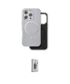 ieg™ iPhone 16 Pro Kılıf Pusula Işık Koleksiyonu - Siyah Bilvis 3D Cam Ekran Koruyucu