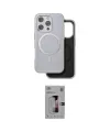 ieg™ iPhone 16 Pro Kılıf Pusula Işık Koleksiyonu - Siyah Bilvis 3D Mat Cam Ekran Koruyucu