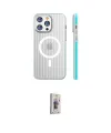 ieg™ iPhone 16 Pro Kılıf Pusula Minimal Koleksiyonu - Siyah Bilvis 3D Cam Ekran Koruyucu