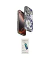 ieg™ iPhone 16 Pro Kılıf Siluet Doku - Şeffaf Pasifik Cam Ekran Koruyucu
