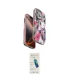 ieg™ iPhone 16 Pro Kılıf Siluet Doku - Şeffaf Pasifik Cam Ekran Koruyucu