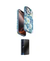 ieg™ iPhone 16 Pro Kılıf Siluet Doku - Siyah 3D Antistatik Hayalet Cam Ekran Koruyucu