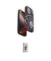 ieg™ iPhone 16 Pro Kılıf Siluet Doku - Siyah Bilvis 3D Cam Ekran Koruyucu