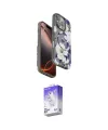 ieg™ iPhone 16 Pro Kılıf Siluet Doku - Siyah Bilvis 5in1 3D Magic Cam Ekran Koruyucu