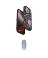 ieg™ iPhone 16 Pro Kılıf Siluet Doku - Siyah Joko Magic 5D Cam