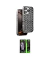 ieg™ iPhone 16 Pro Kılıf Siluet Form Serisi - Şeffaf 360 Full Body Arka Koruyucu