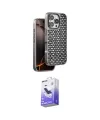 ieg™ iPhone 16 Pro Kılıf Siluet Form Serisi - Siyah Bilvis 5in1 5D Magic Hayalet Cam Ekran Koruyucu