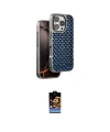 ieg™ iPhone 16 Pro Kılıf Siluet Form Serisi - Siyah Buffer Hayalet Cam Ekran Koruyucu