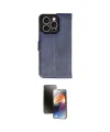 ieg™ iPhone 16 Pro Kılıf Siluet Işık Serisi - Siyah 3D Antistatik Mat Seramik Nano Ekran Koruyucu