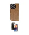 ieg™ iPhone 16 Pro Kılıf Siluet Işık Serisi - Siyah 3D Antistatik Mat Seramik Nano Ekran Koruyucu