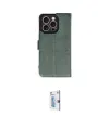ieg™ iPhone 16 Pro Kılıf Siluet Işık Serisi - Siyah Bilvis 0.18mm Plus Cam Ekran Koruyucu