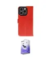ieg™ iPhone 16 Pro Kılıf Siluet Işık Serisi - Siyah Bilvis 5in1 5D Magic Hayalet Cam Ekran Koruyucu