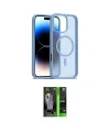 ieg™ iPhone 16 Pro Kılıf Siluet Minimal Prime - Şeffaf 360 Full Body Arka Koruyucu