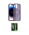 ieg™ iPhone 16 Pro Kılıf Siluet Minimal Prime - Şeffaf 360 Full Body Arka Koruyucu