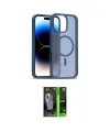 ieg™ iPhone 16 Pro Kılıf Siluet Minimal Prime - Şeffaf 360 Full Body Arka Koruyucu