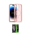 ieg™ iPhone 16 Pro Kılıf Siluet Minimal Prime - Şeffaf 360 Full Body Arka Koruyucu
