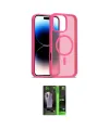 ieg™ iPhone 16 Pro Kılıf Siluet Minimal Prime - Şeffaf 360 Full Body Arka Koruyucu