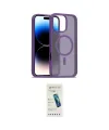 ieg™ iPhone 16 Pro Kılıf Siluet Minimal Prime - Şeffaf Pasifik Cam Ekran Koruyucu