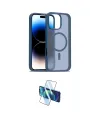 ieg™ iPhone 16 Pro Kılıf Siluet Minimal Prime - Siyah 3D Antistatik Cam Ekran Koruyucu