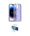 ieg™ iPhone 16 Pro Kılıf Siluet Minimal Prime - Siyah 3D Antistatik Cam Ekran Koruyucu