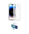 ieg™ iPhone 16 Pro Kılıf Siluet Minimal Prime - Siyah 3D Antistatik Cam Ekran Koruyucu