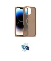 ieg™ iPhone 16 Pro Kılıf Siluet Minimal Prime - Siyah 3D Antistatik Seramik Nano Ekran Koruyucu