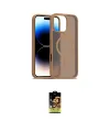 ieg™ iPhone 16 Pro Kılıf Siluet Minimal Prime - Siyah Buffer Cam Ekran Koruyucu